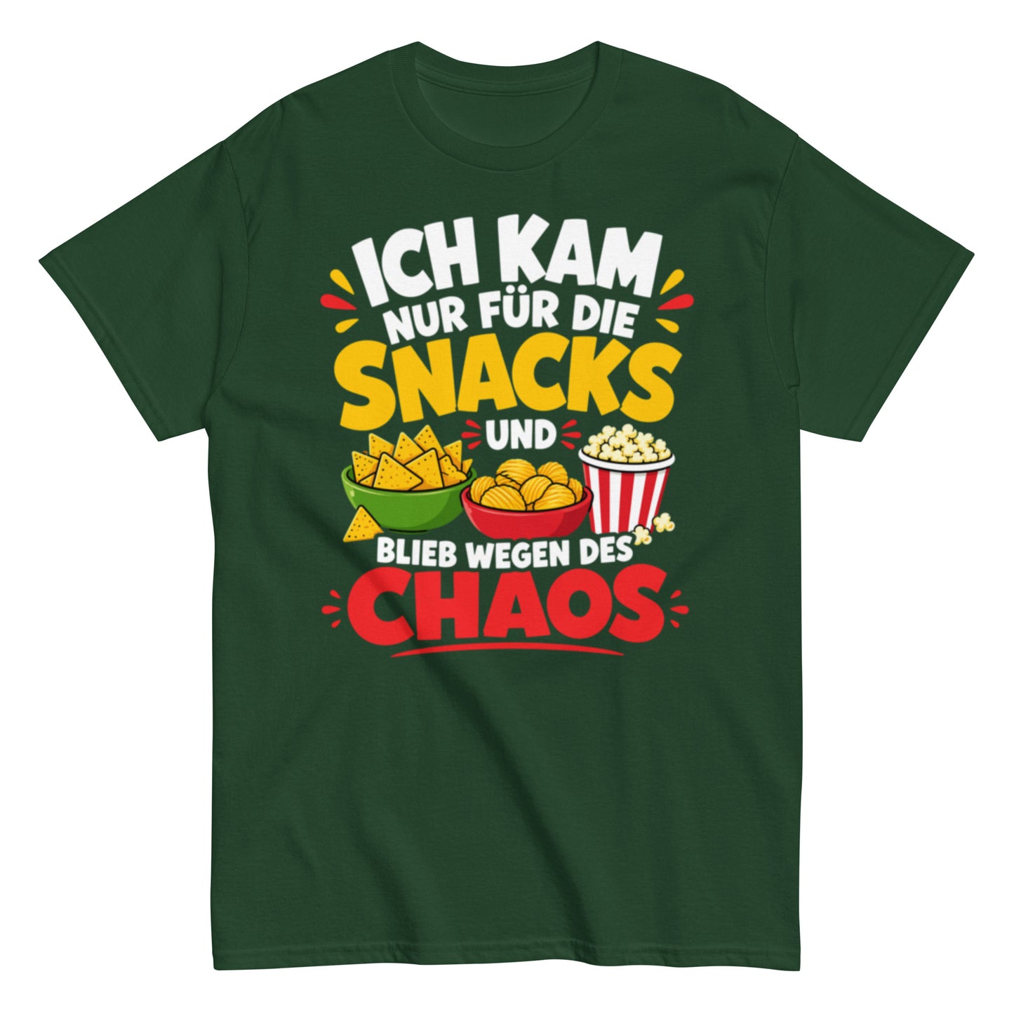 ich-kam-nur-fuer-die-snacks-party-t-shirt