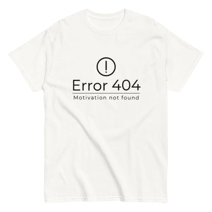 Humorvolles Motivation not found Shirt für Büro und Alltag