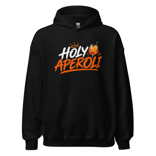 Holy Aperoli Hoodie mit lustigem Aperol Spritz Cocktail Motiv
