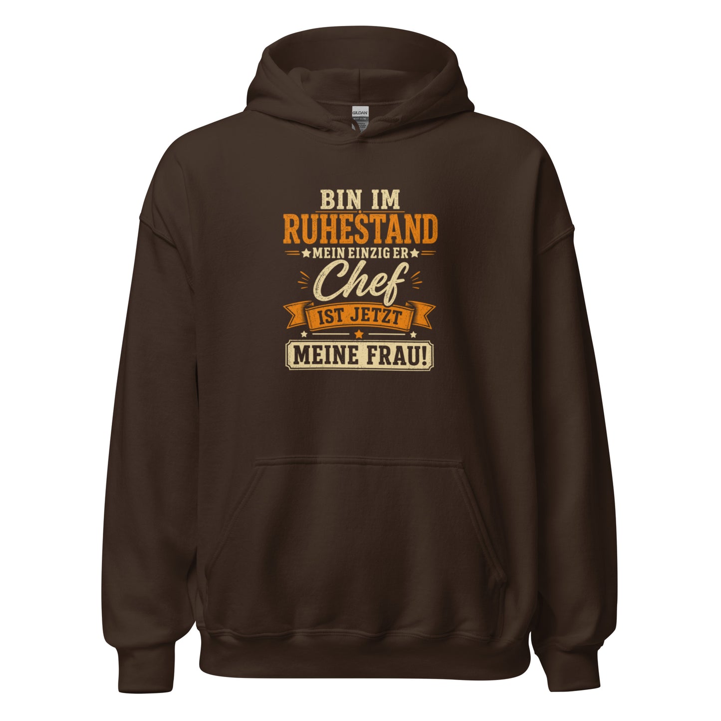 Bin jetzt im Ruhestand meine Frau ist jetzt der Chef – lustiger Herren Hoodie