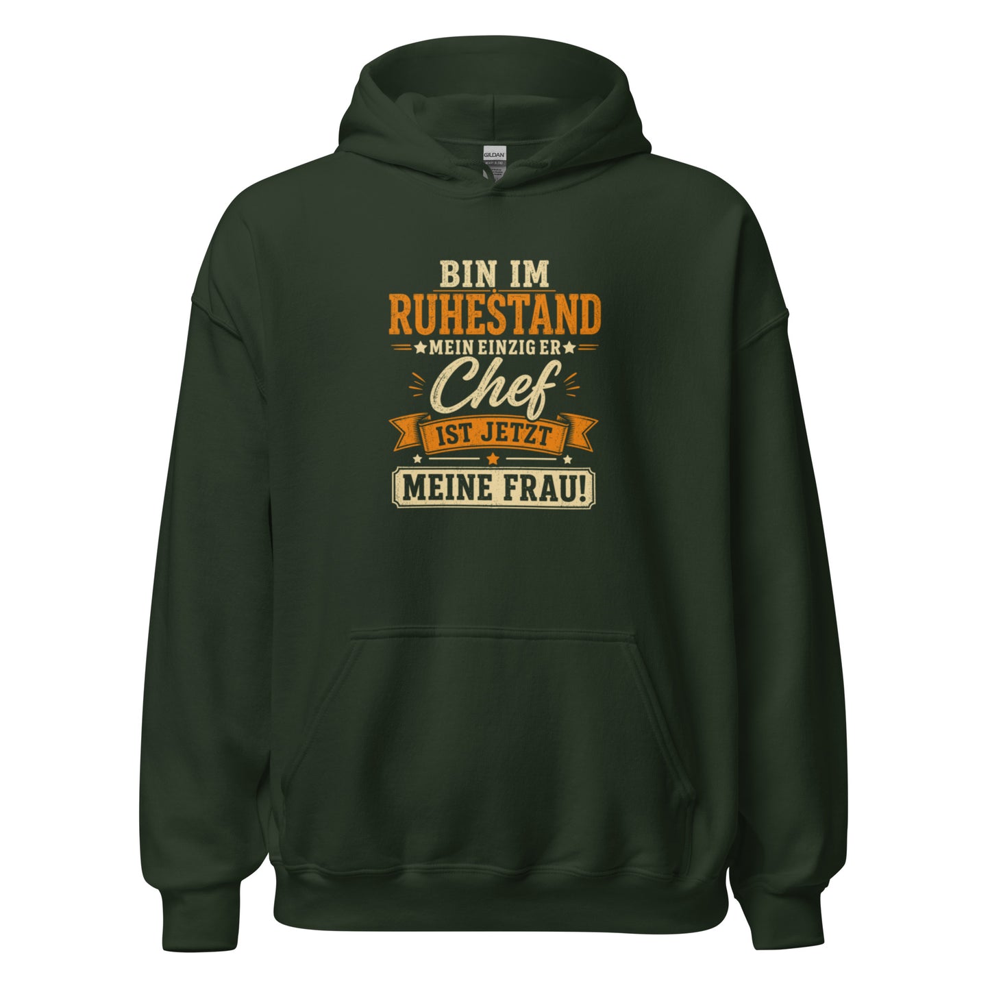Bin jetzt im Ruhestand meine Frau ist jetzt der Chef – lustiger Herren Hoodie