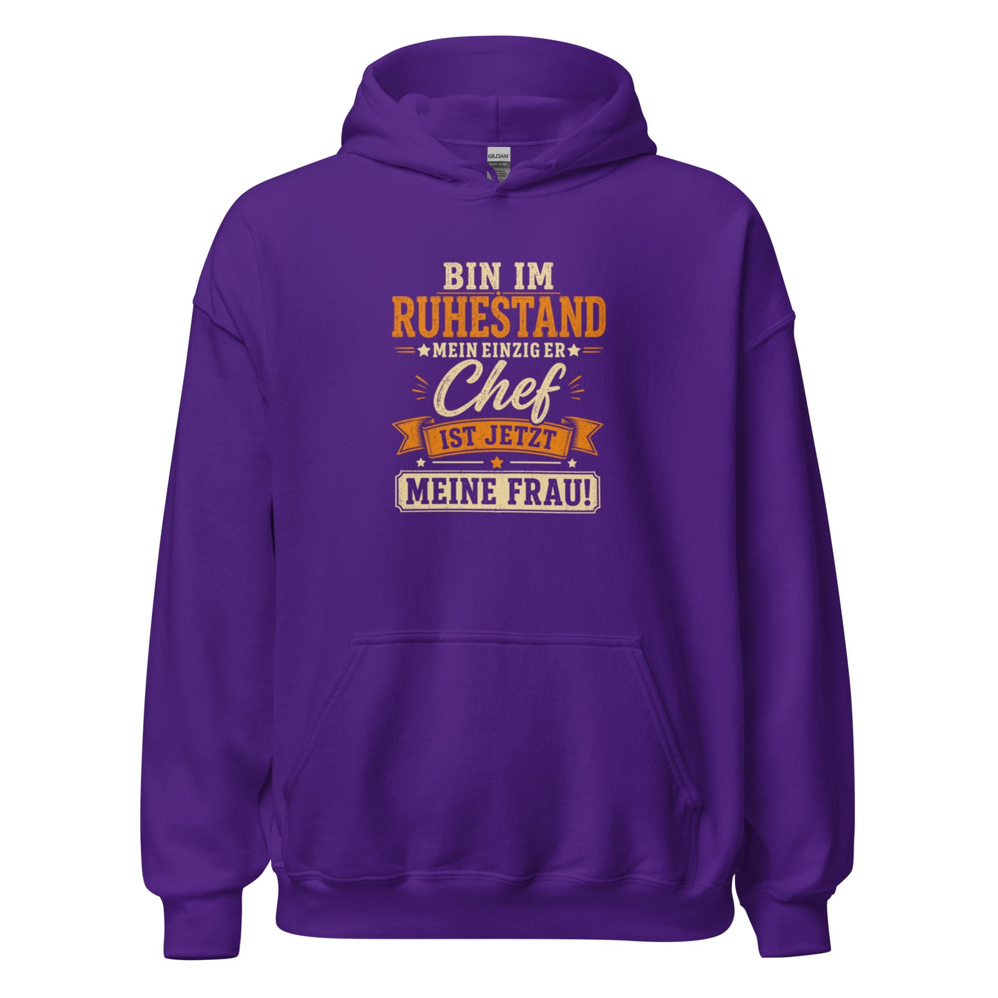Bin jetzt im Ruhestand meine Frau ist jetzt der Chef – lustiger Herren Hoodie