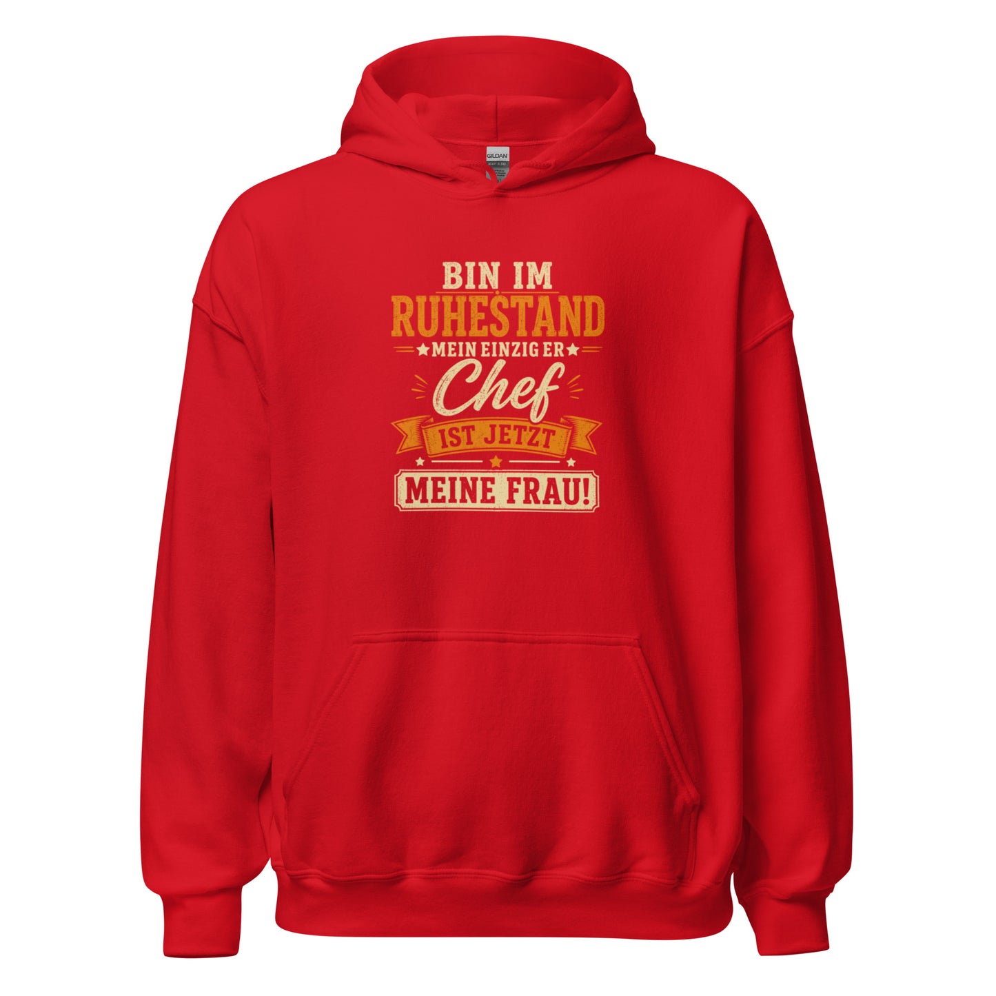Bin jetzt im Ruhestand meine Frau ist jetzt der Chef – lustiger Herren Hoodie
