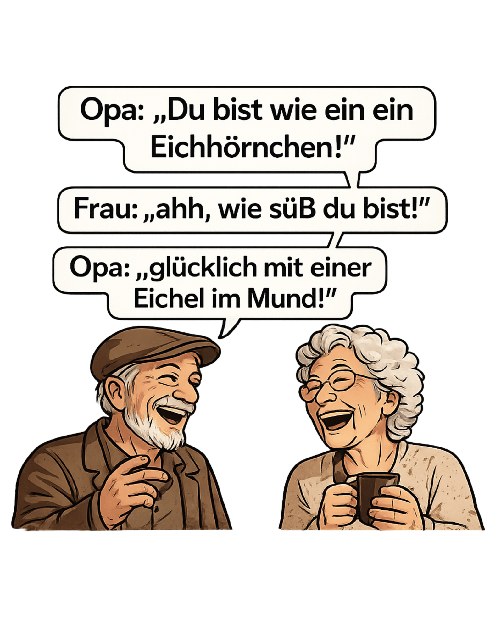 VERSAUTE OMA und OPA - Lustiges Herren T-Shirt - SprücheKüche - Druckfrisch & frech