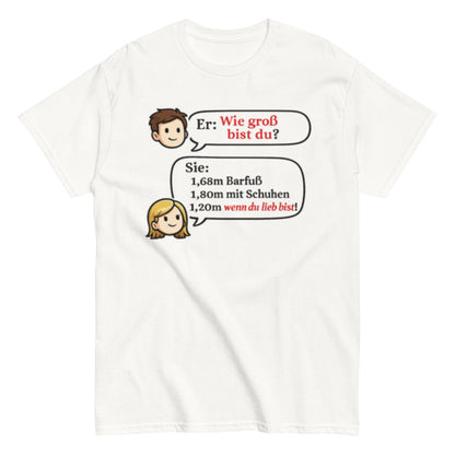 Versauter Smalltalk Mann und Frau - Lustiges Unisex T-Shirt - SprücheKüche - Druckfrisch & frech