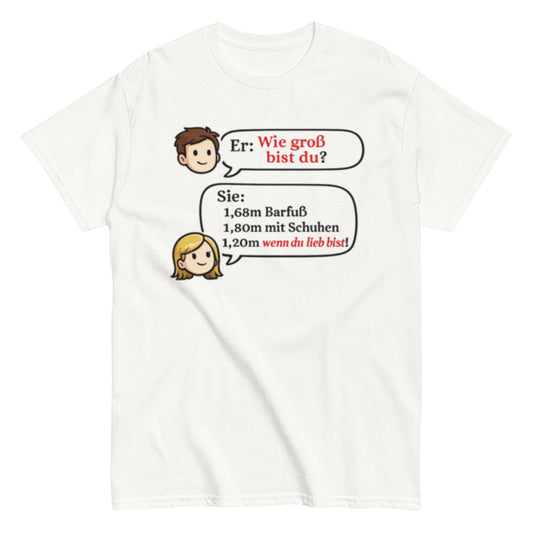 Versauter Smalltalk Mann und Frau - Lustiges Unisex T-Shirt - SprücheKüche - Druckfrisch & frech
