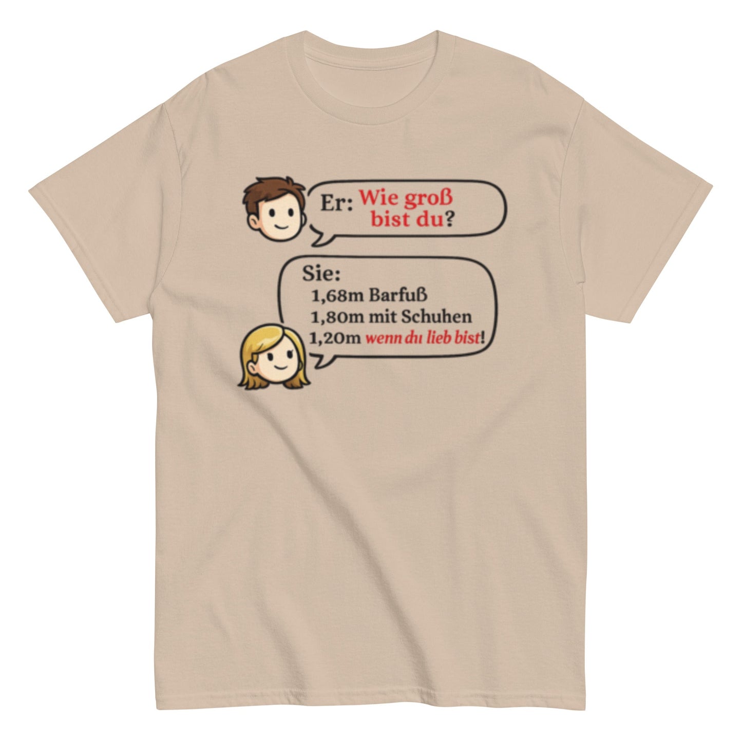 Versauter Smalltalk Mann und Frau - Lustiges Unisex T-Shirt - SprücheKüche - Druckfrisch & frech