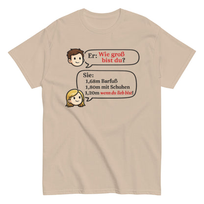 Versauter Smalltalk Mann und Frau - Lustiges Unisex T-Shirt - SprücheKüche - Druckfrisch & frech