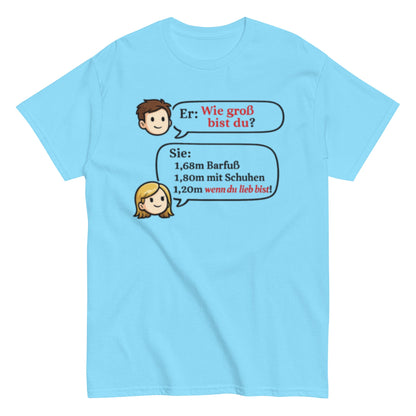 Versauter Smalltalk Mann und Frau - Lustiges Unisex T-Shirt - SprücheKüche - Druckfrisch & frech