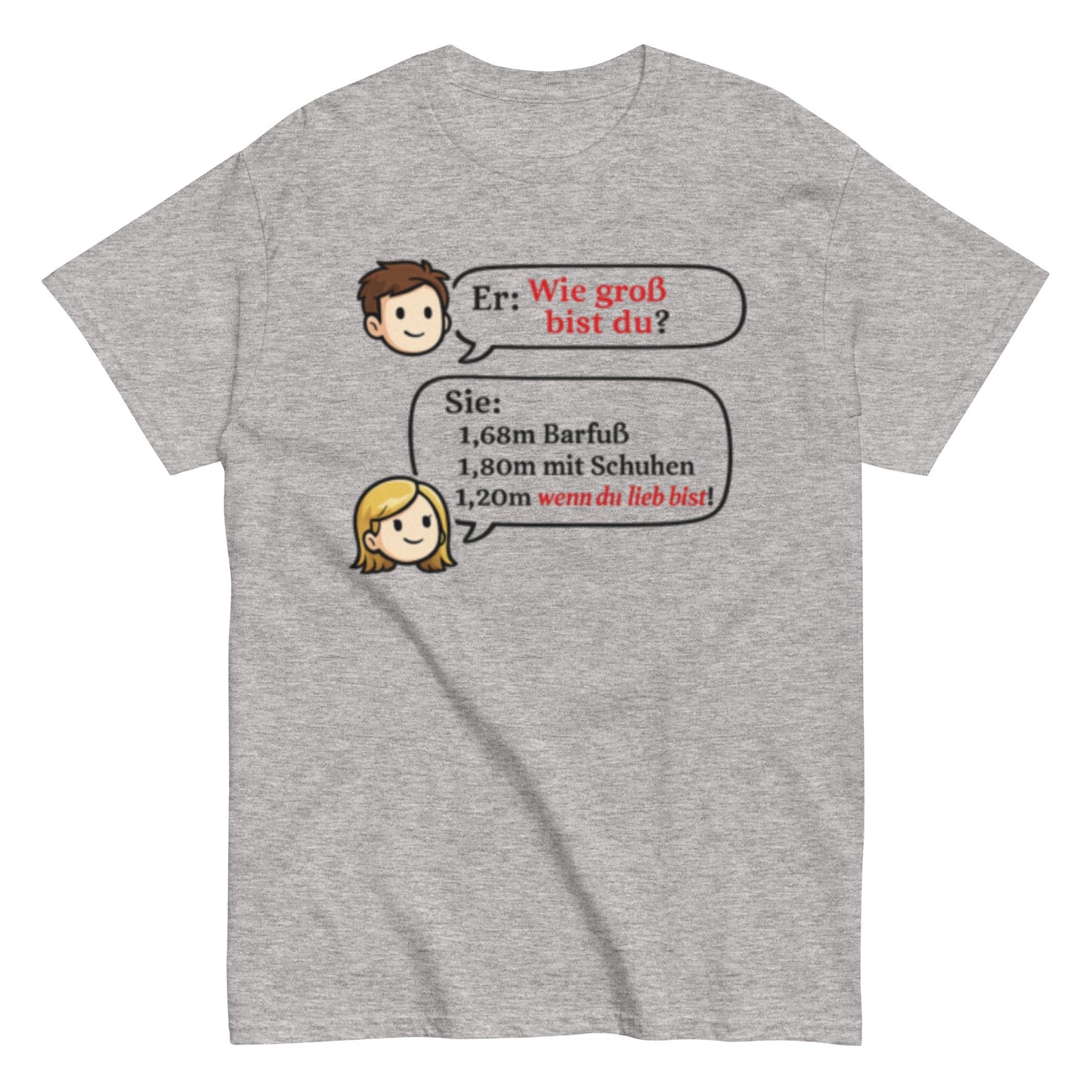 Versauter Smalltalk Mann und Frau - Lustiges Unisex T-Shirt - SprücheKüche - Druckfrisch & frech