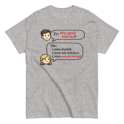 Versauter Smalltalk Mann und Frau - Lustiges Unisex T-Shirt - SprücheKüche - Druckfrisch & frech