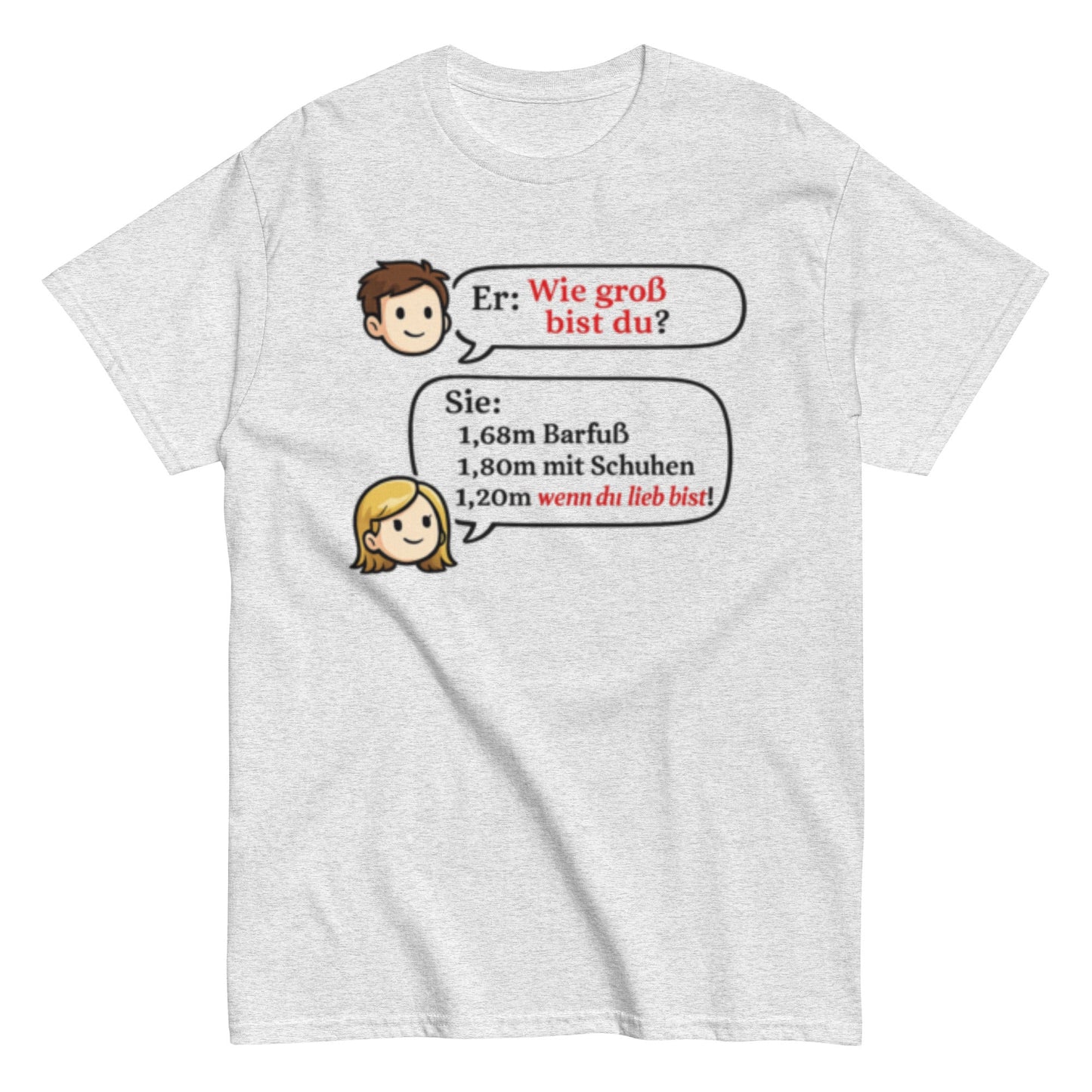 Versauter Smalltalk Mann und Frau - Lustiges Unisex T-Shirt - SprücheKüche - Druckfrisch & frech
