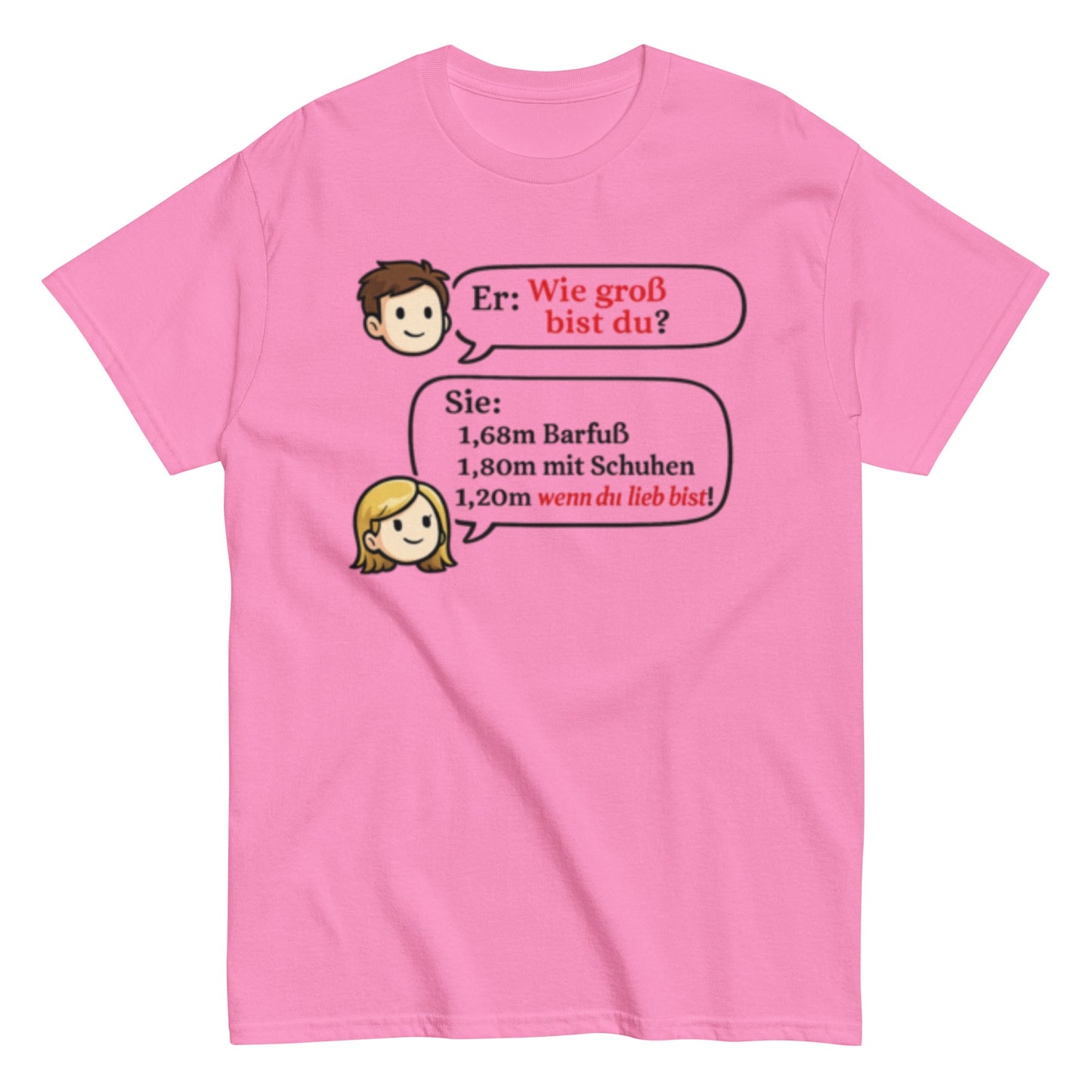 Versauter Smalltalk Mann und Frau - Lustiges Unisex T-Shirt - SprücheKüche - Druckfrisch & frech