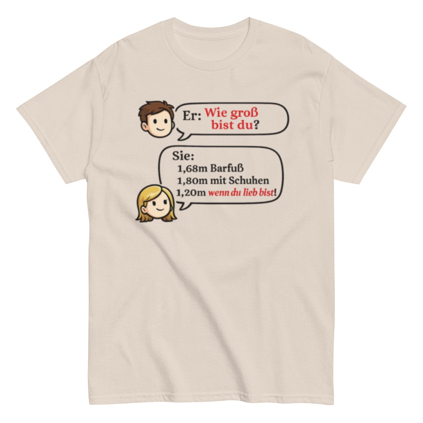 Versauter Smalltalk Mann und Frau - Lustiges Unisex T-Shirt - SprücheKüche - Druckfrisch & frech