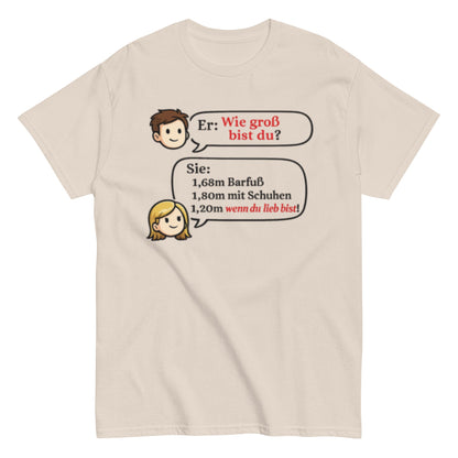 Versauter Smalltalk Mann und Frau - Lustiges Unisex T-Shirt - SprücheKüche - Druckfrisch & frech