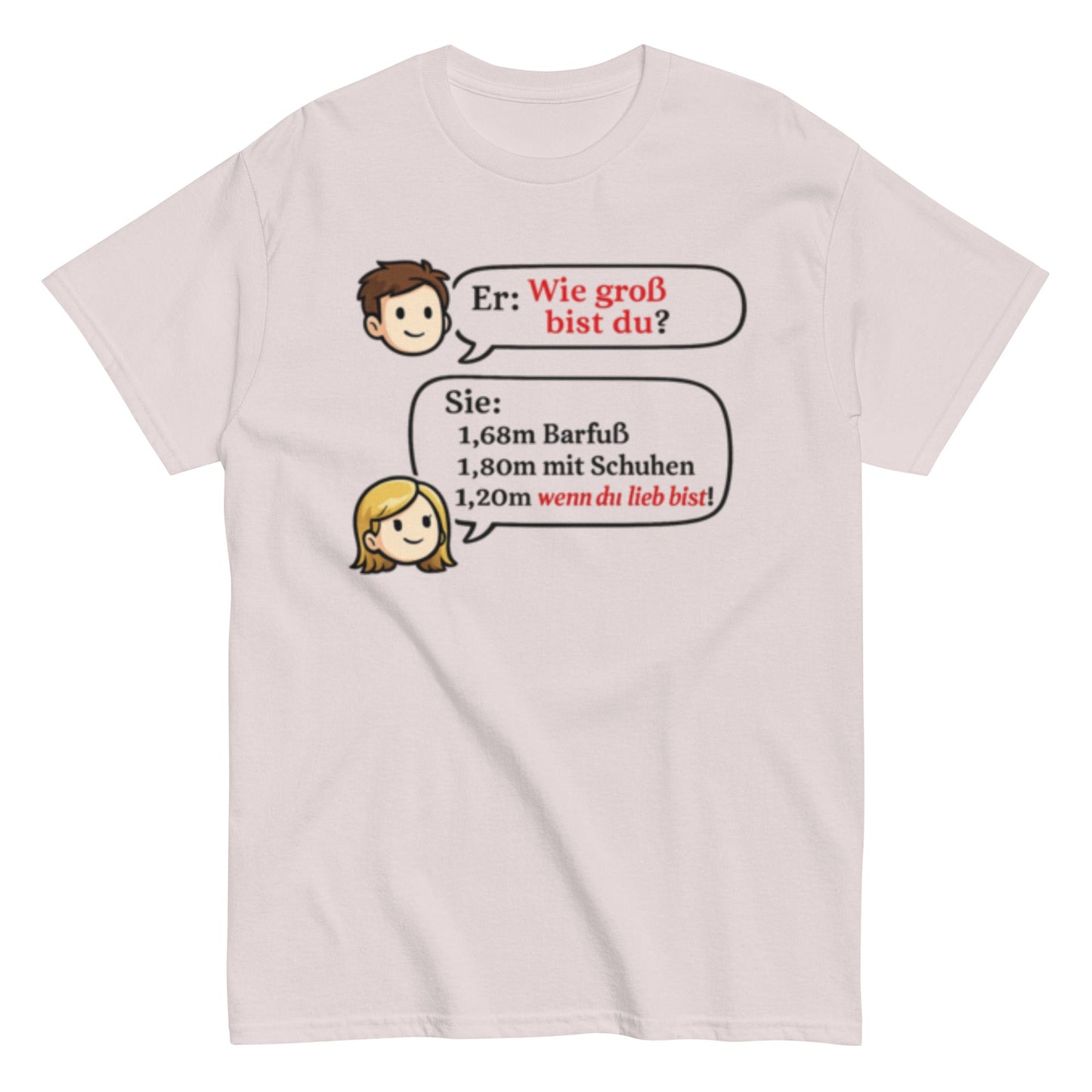 Versauter Smalltalk Mann und Frau - Lustiges Unisex T-Shirt - SprücheKüche - Druckfrisch & frech