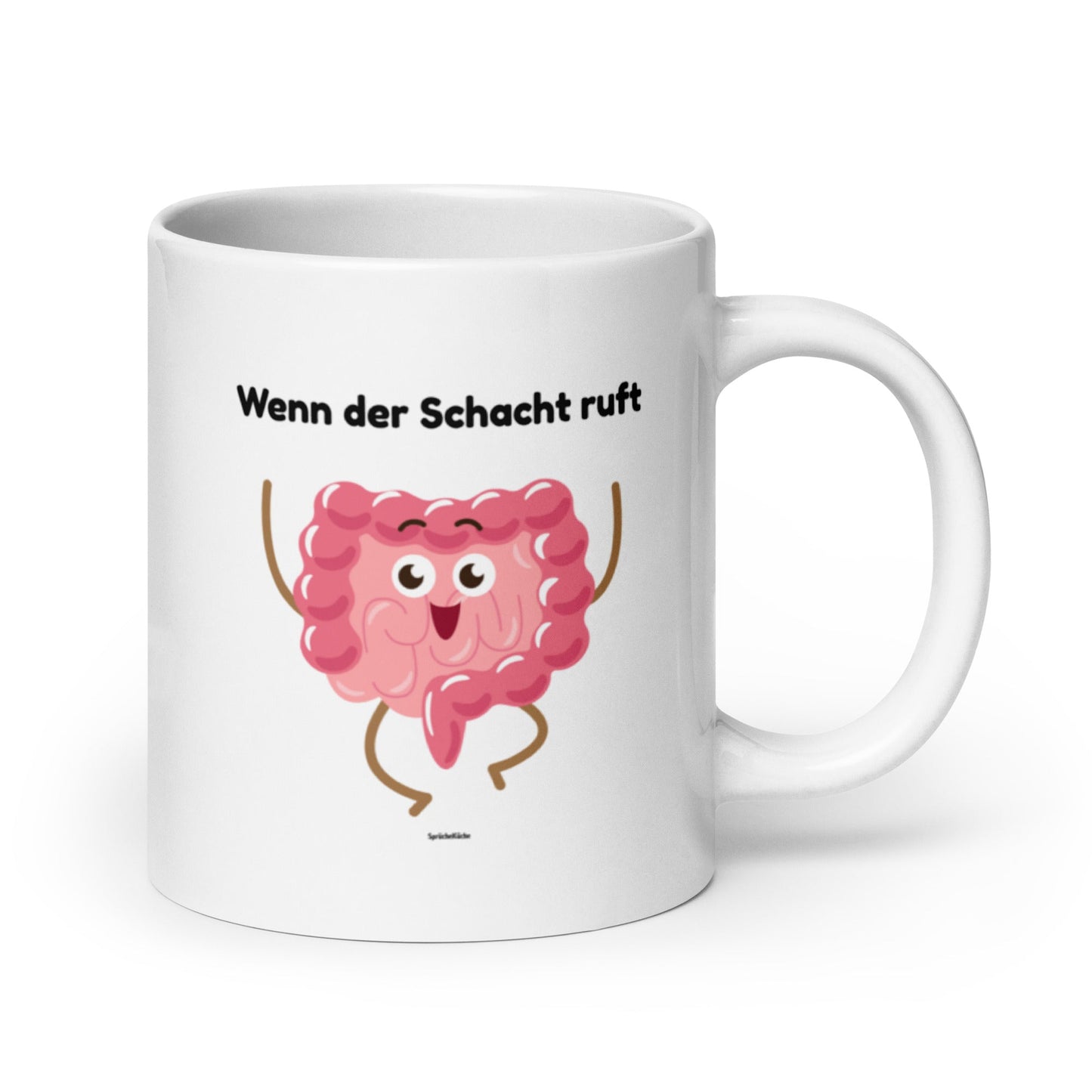 Wenn der Schacht ruft - lustige Ruhrpott Tasse - SprücheKüche - Druckfrisch & frech