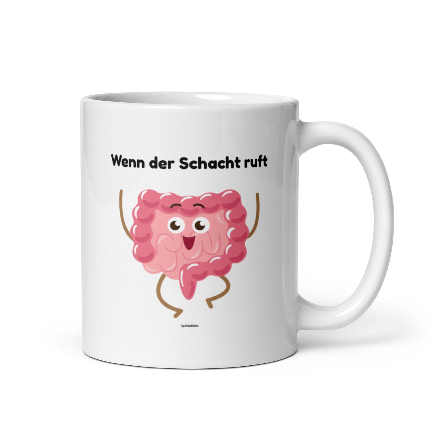 Wenn der Schacht ruft - lustige Ruhrpott Tasse - SprücheKüche - Druckfrisch & frech
