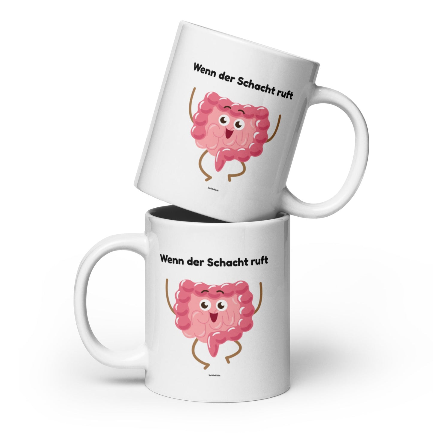 Wenn der Schacht ruft - lustige Ruhrpott Tasse - SprücheKüche - Druckfrisch & frech