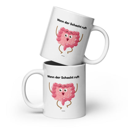 Wenn der Schacht ruft - lustige Ruhrpott Tasse - SprücheKüche - Druckfrisch & frech
