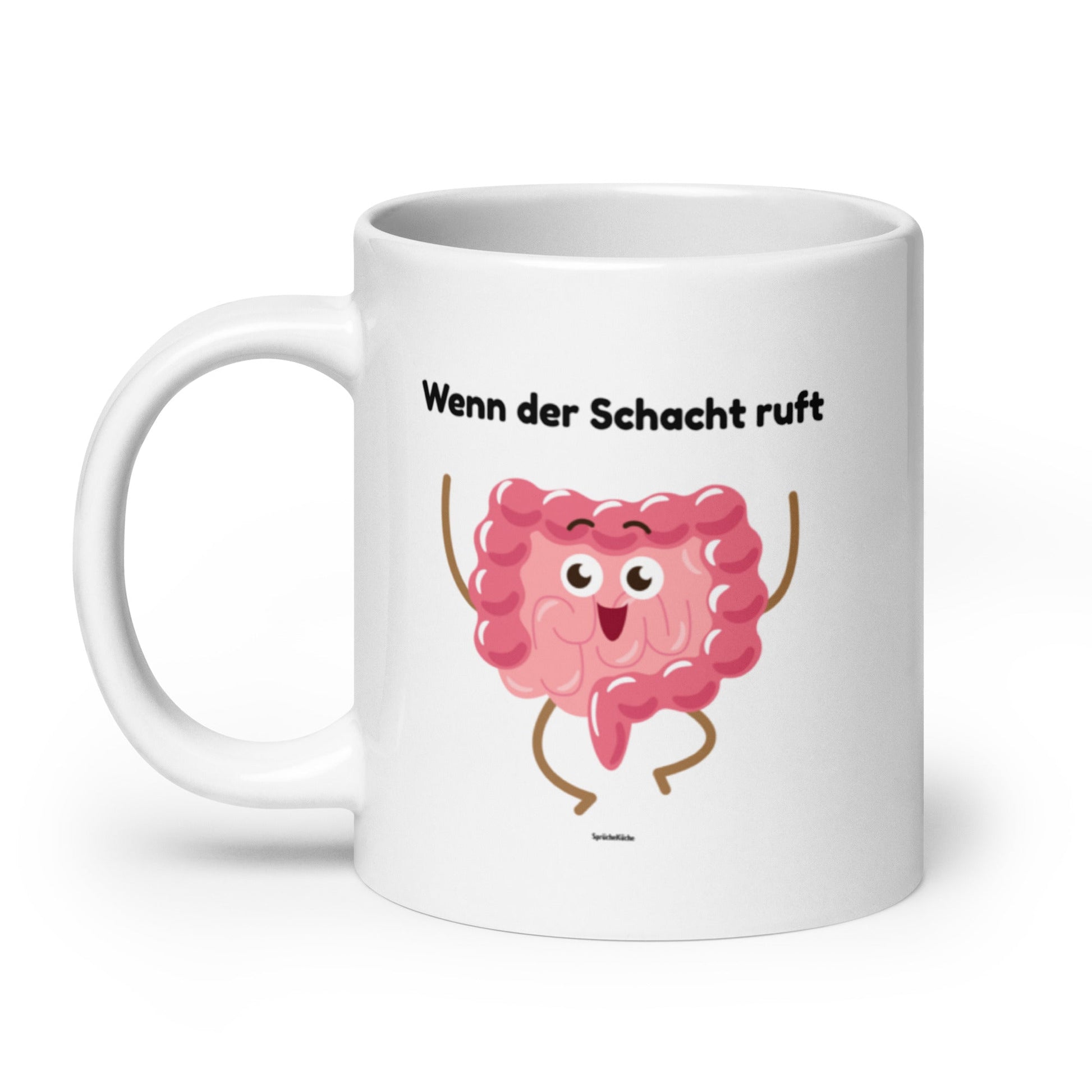 Wenn der Schacht ruft - lustige Ruhrpott Tasse - SprücheKüche - Druckfrisch & frech