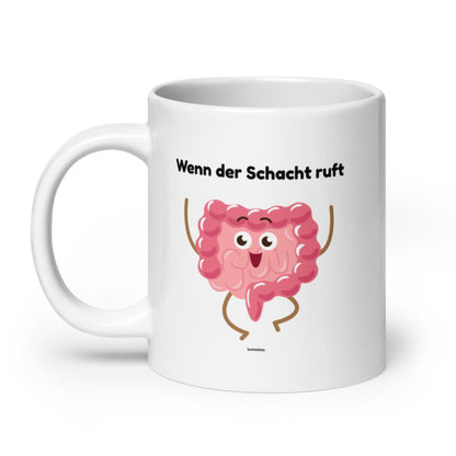 Wenn der Schacht ruft - lustige Ruhrpott Tasse - SprücheKüche - Druckfrisch & frech