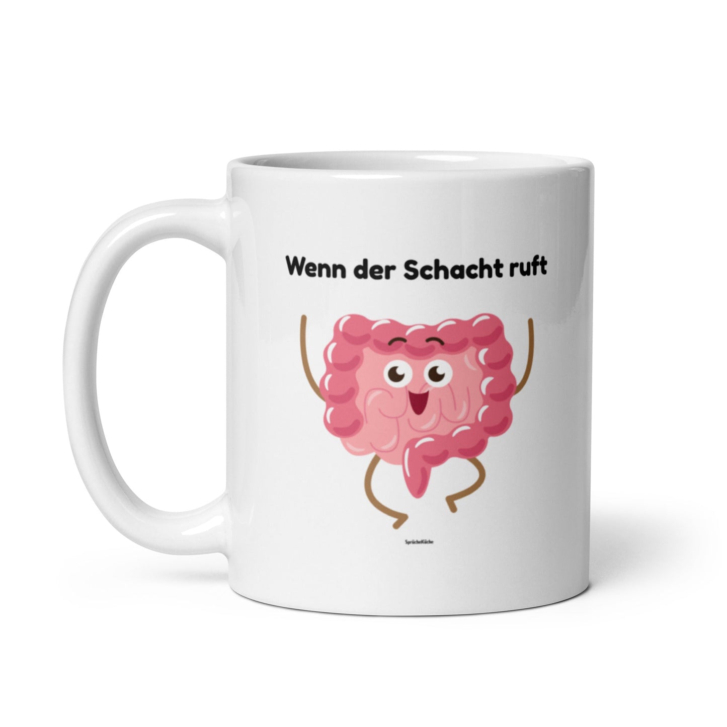 Wenn der Schacht ruft - lustige Ruhrpott Tasse - SprücheKüche - Druckfrisch & frech
