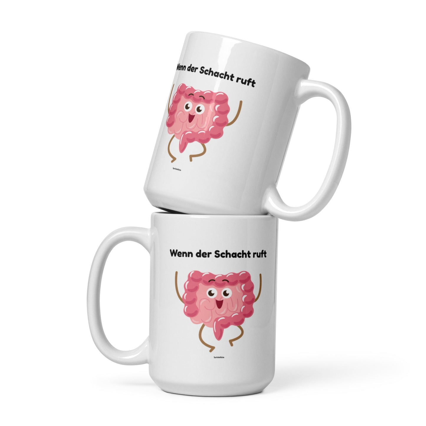 Wenn der Schacht ruft - lustige Ruhrpott Tasse - SprücheKüche - Druckfrisch & frech