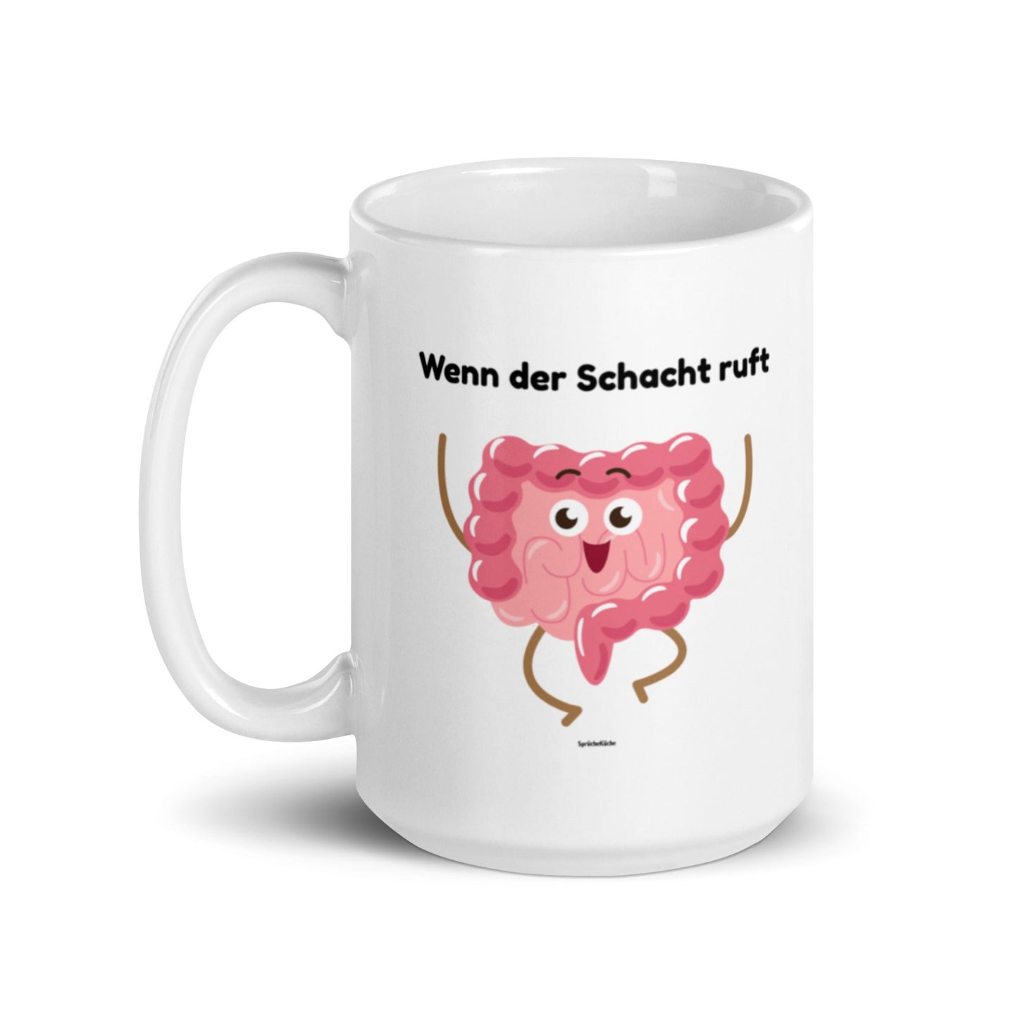 Wenn der Schacht ruft - lustige Ruhrpott Tasse - SprücheKüche - Druckfrisch & frech