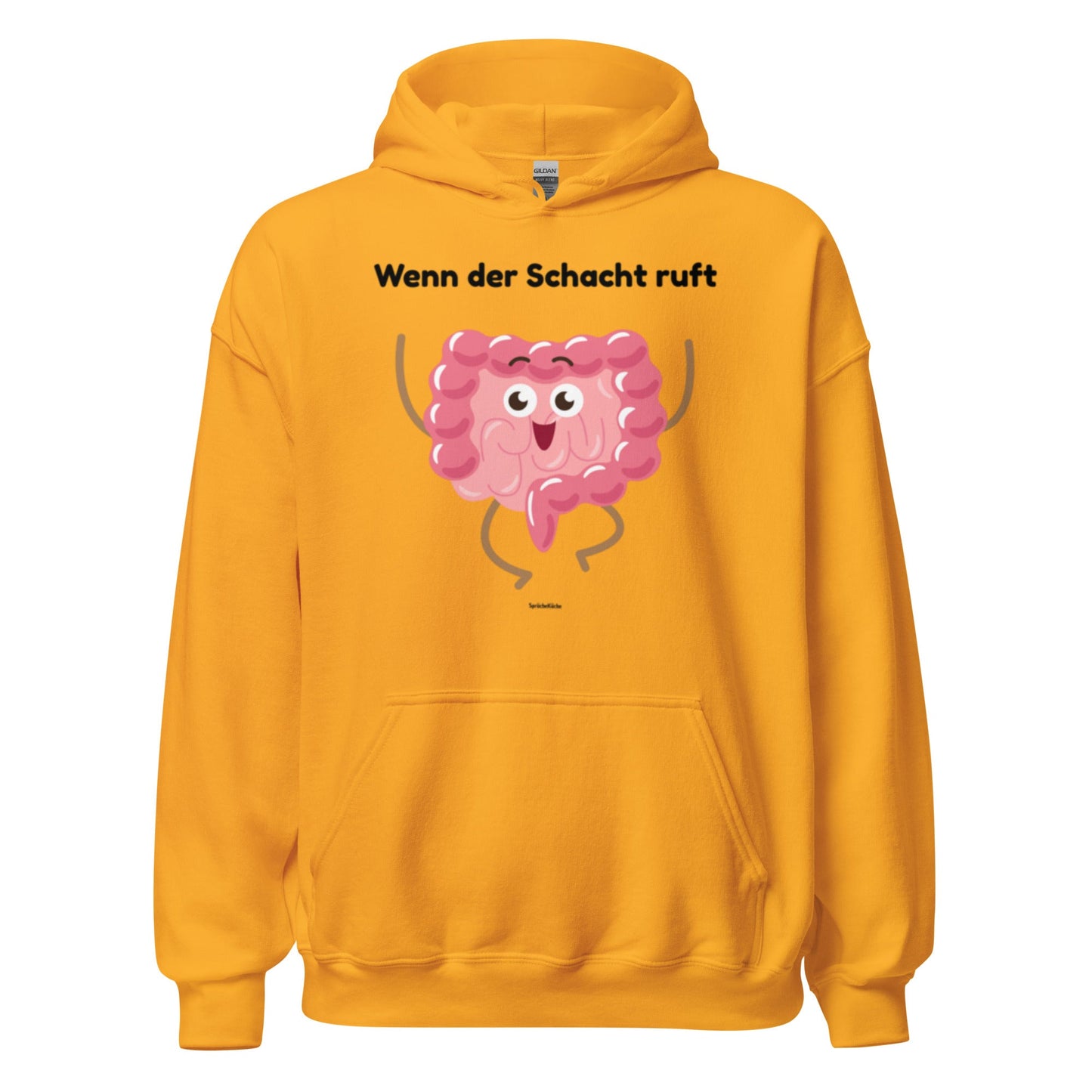 Wenn der Schacht ruft - Lustiger Ruhrpott Unisex-Hoodie - SprücheKüche - Druckfrisch & frech