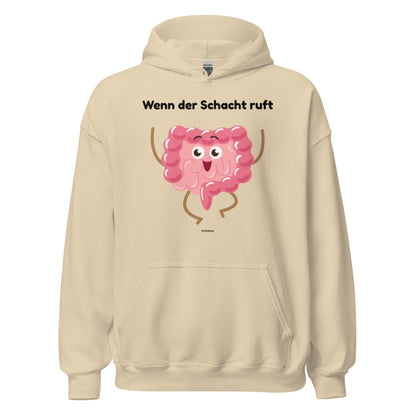 Wenn der Schacht ruft - Lustiger Ruhrpott Unisex-Hoodie - SprücheKüche - Druckfrisch & frech