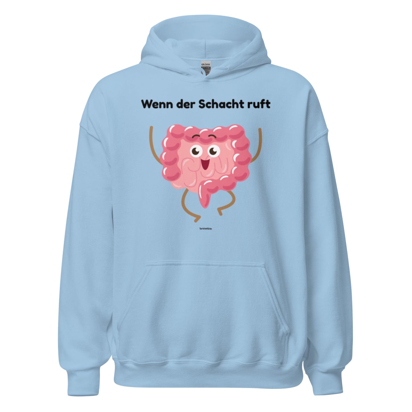 Wenn der Schacht ruft - Lustiger Ruhrpott Unisex-Hoodie - SprücheKüche - Druckfrisch & frech