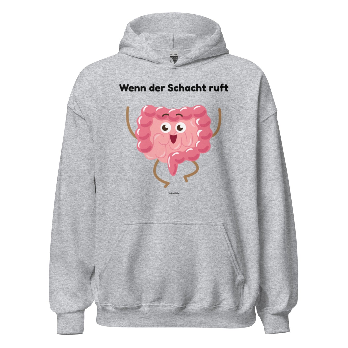Wenn der Schacht ruft - Lustiger Ruhrpott Unisex-Hoodie - SprücheKüche - Druckfrisch & frech