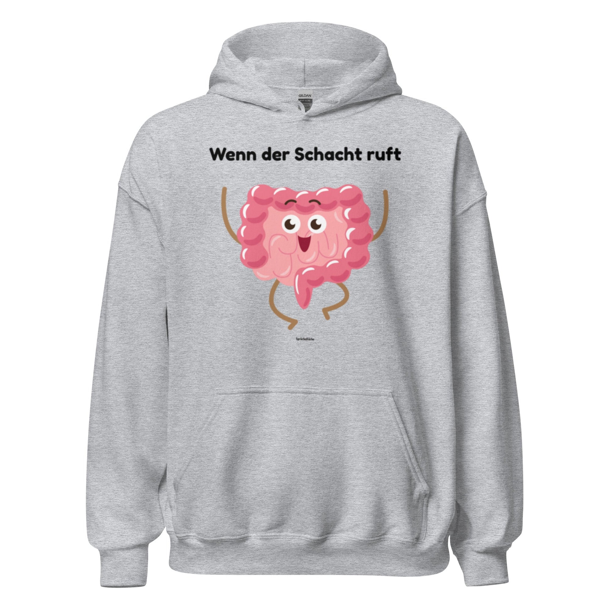 Wenn der Schacht ruft - Lustiger Ruhrpott Unisex-Hoodie - SprücheKüche - Druckfrisch & frech