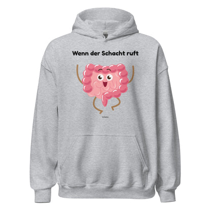 Wenn der Schacht ruft - Lustiger Ruhrpott Unisex-Hoodie - SprücheKüche - Druckfrisch & frech