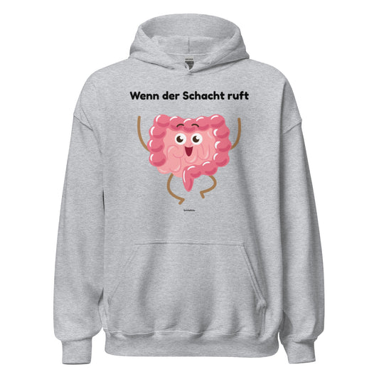 Wenn der Schacht ruft - Lustiger Ruhrpott Unisex-Hoodie - SprücheKüche - Druckfrisch & frech