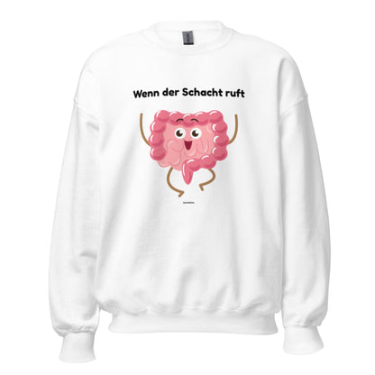Wenn der Schacht ruft - Lustiger Ruhrpott Unisex-Sweatshirt - SprücheKüche - Druckfrisch & frech