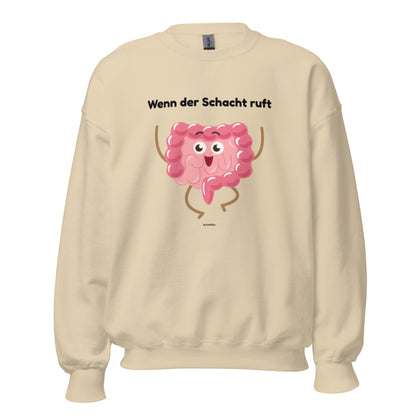 Wenn der Schacht ruft - Lustiger Ruhrpott Unisex-Sweatshirt - SprücheKüche - Druckfrisch & frech