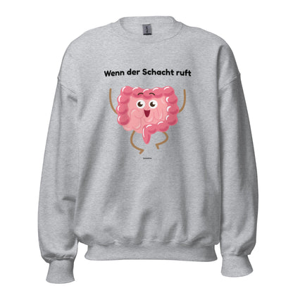 Wenn der Schacht ruft - Lustiger Ruhrpott Unisex-Sweatshirt - SprücheKüche - Druckfrisch & frech