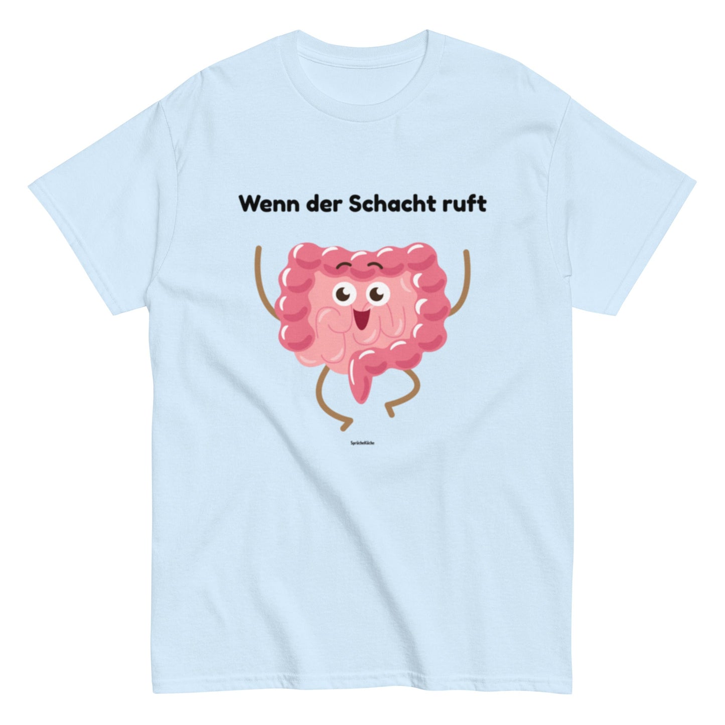 Wenn der Schacht ruft - Lustiges Ruhrgebiet Herren T-Shirt - SprücheKüche - Druckfrisch & frech