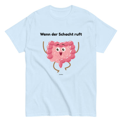 Wenn der Schacht ruft - Lustiges Ruhrgebiet Herren T-Shirt - SprücheKüche - Druckfrisch & frech