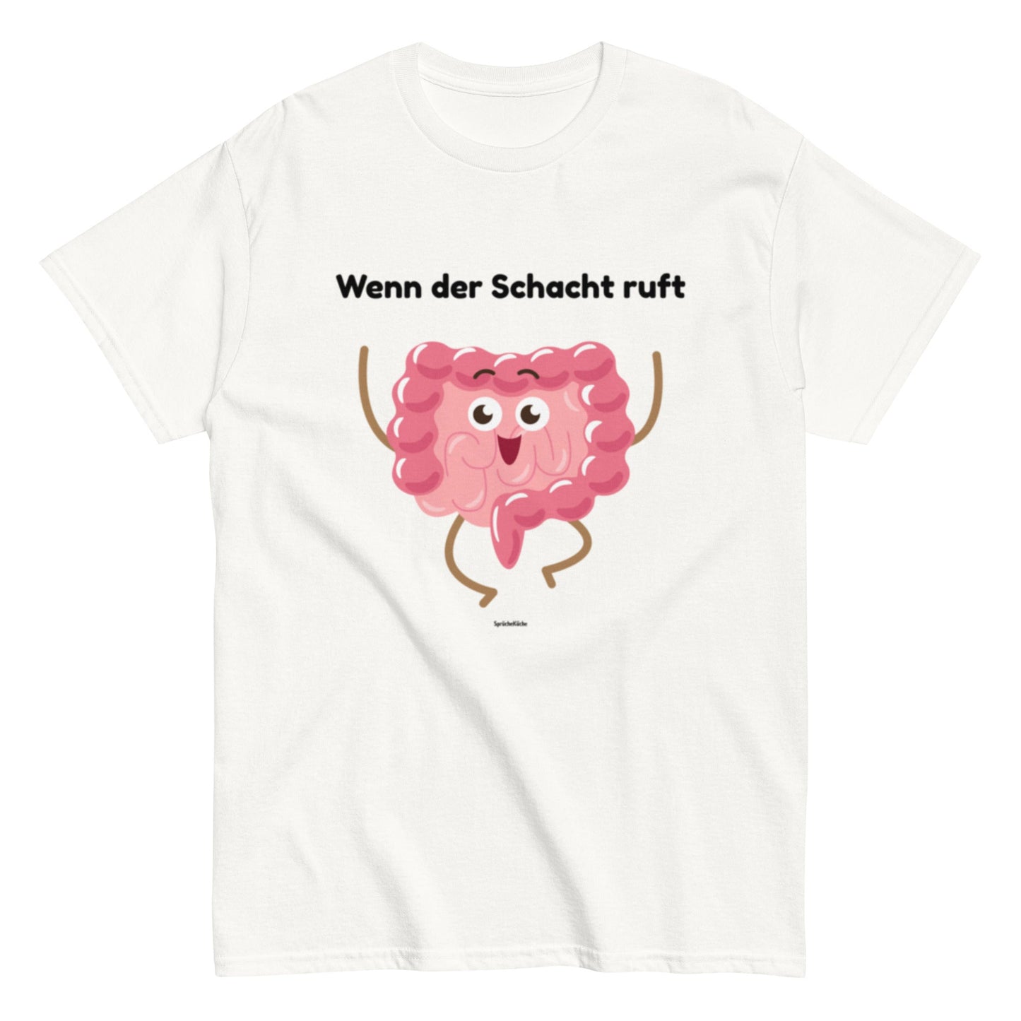 Wenn der Schacht ruft - Lustiges Ruhrgebiet Herren T-Shirt - SprücheKüche - Druckfrisch & frech