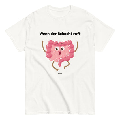 Wenn der Schacht ruft - Lustiges Ruhrgebiet Herren T-Shirt - SprücheKüche - Druckfrisch & frech