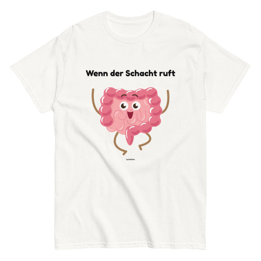 Wenn der Schacht ruft - Lustiges Ruhrgebiet Herren T-Shirt - SprücheKüche - Druckfrisch & frech