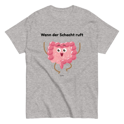 Wenn der Schacht ruft - Lustiges Ruhrgebiet Herren T-Shirt - SprücheKüche - Druckfrisch & frech