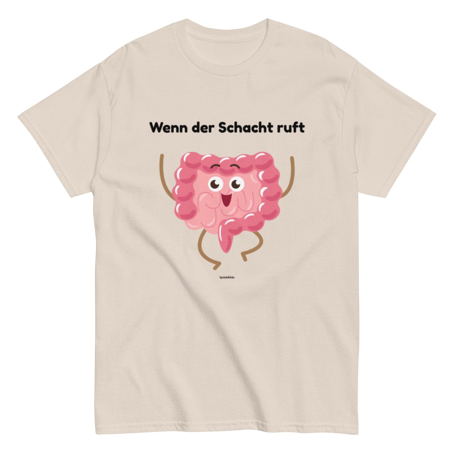 Wenn der Schacht ruft - Lustiges Ruhrgebiet Herren T-Shirt - SprücheKüche - Druckfrisch & frech