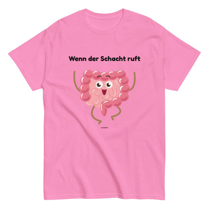Wenn der Schacht ruft - Lustiges Ruhrgebiet Herren T-Shirt - SprücheKüche - Druckfrisch & frech