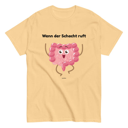 Wenn der Schacht ruft - Lustiges Ruhrgebiet Herren T-Shirt - SprücheKüche - Druckfrisch & frech