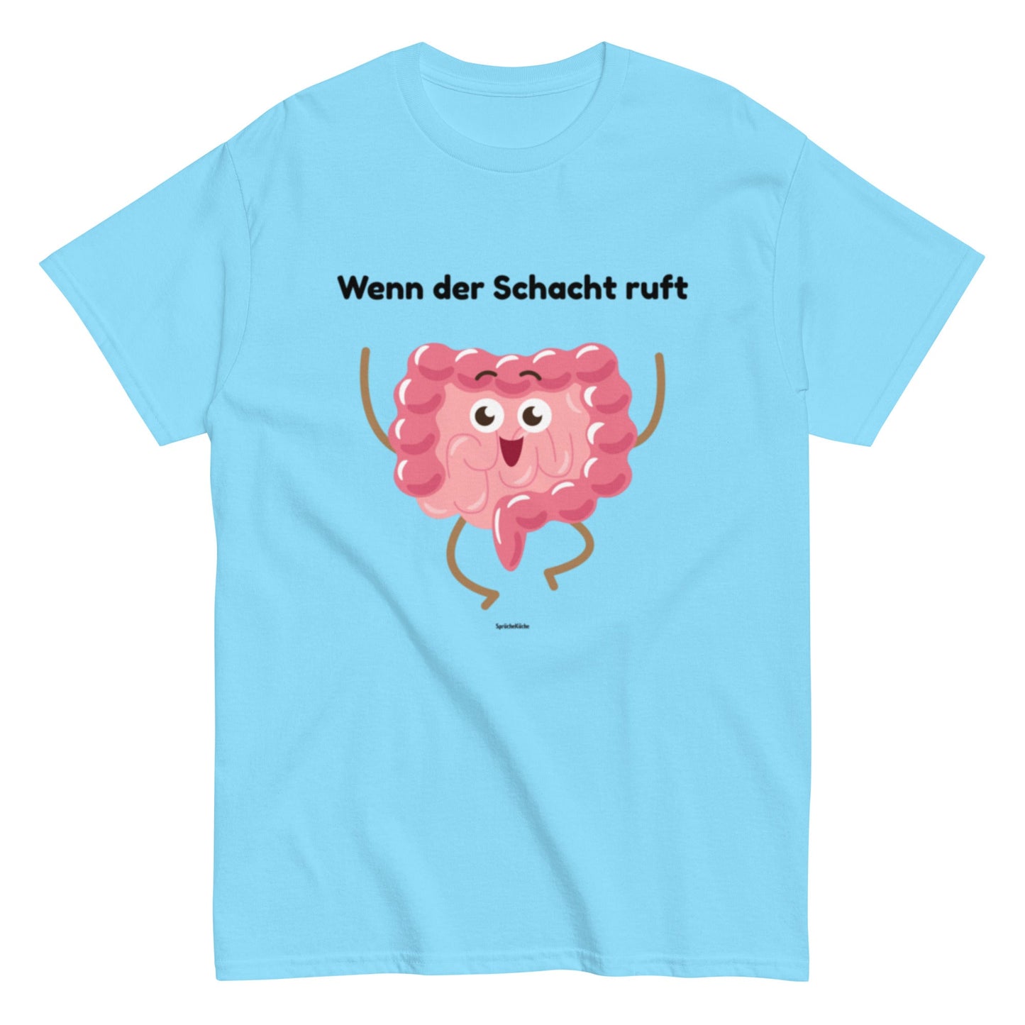Wenn der Schacht ruft - Lustiges Ruhrgebiet Herren T-Shirt - SprücheKüche - Druckfrisch & frech