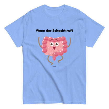 Wenn der Schacht ruft - Lustiges Ruhrgebiet Herren T-Shirt - SprücheKüche - Druckfrisch & frech